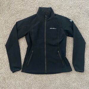 Eddie Bauer Women's First Ascent Black Sandstone Backbone Technical Jacket XS